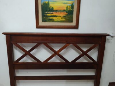 Respaldo de cama de 2 plazas