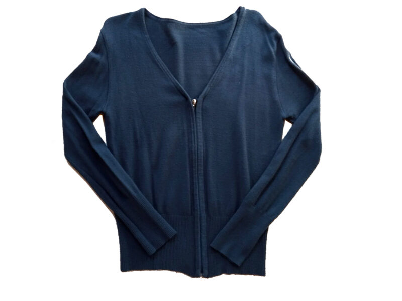 Campera hilo azul