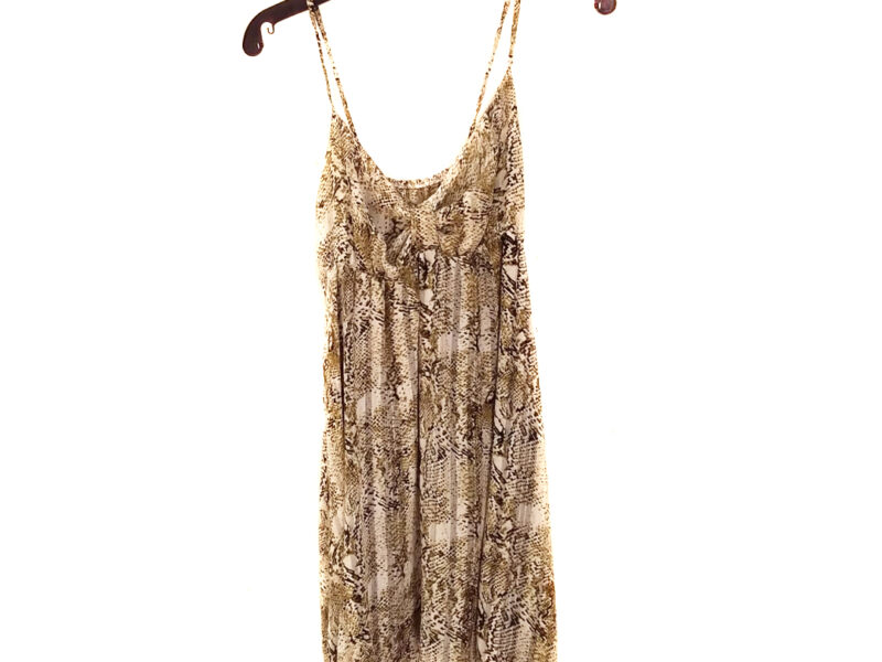 Vestido animal print