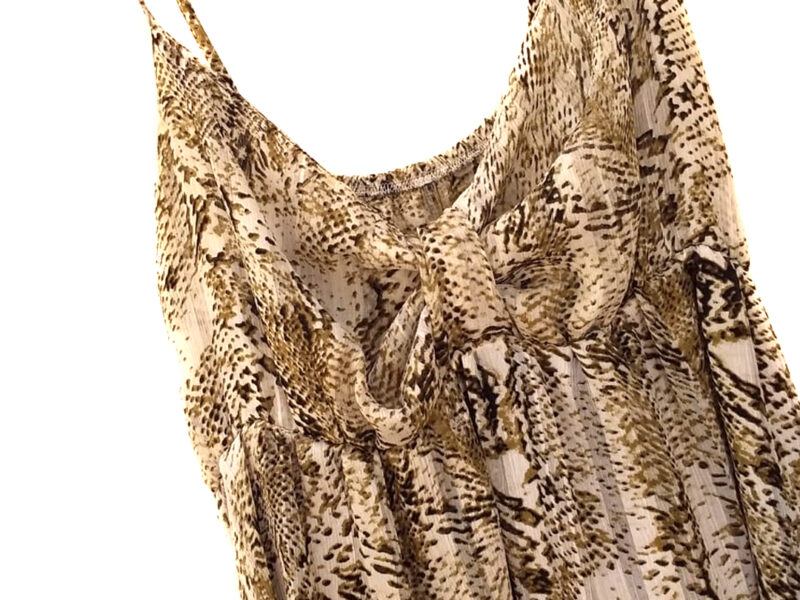 Vestido animal print