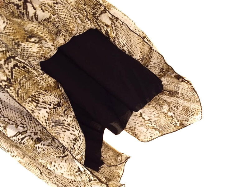 Vestido animal print