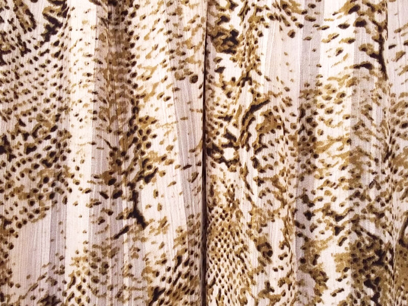 Vestido animal print