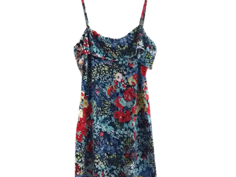 Vestido corto flores