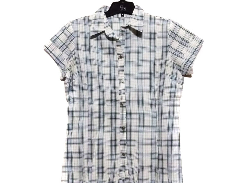 Camisa mangas cortas cuadrillé