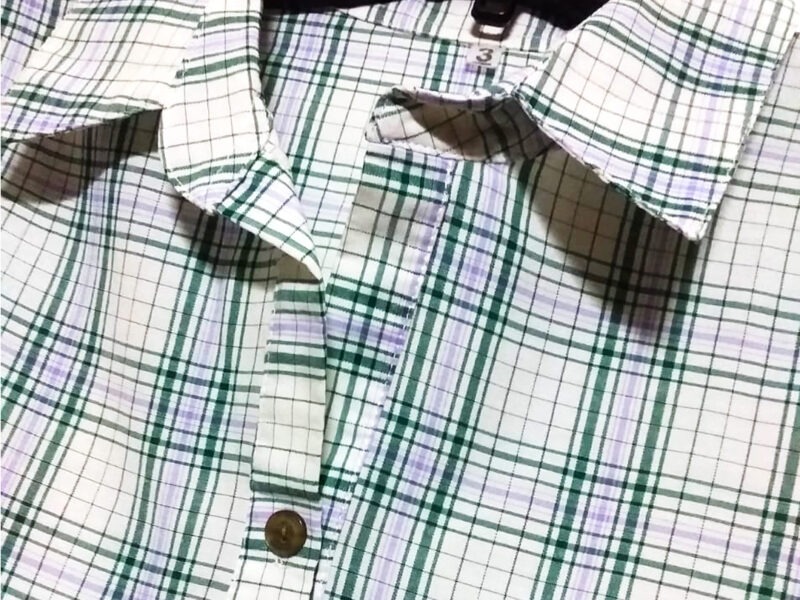 Camisa mangas cortas cuadrillé
