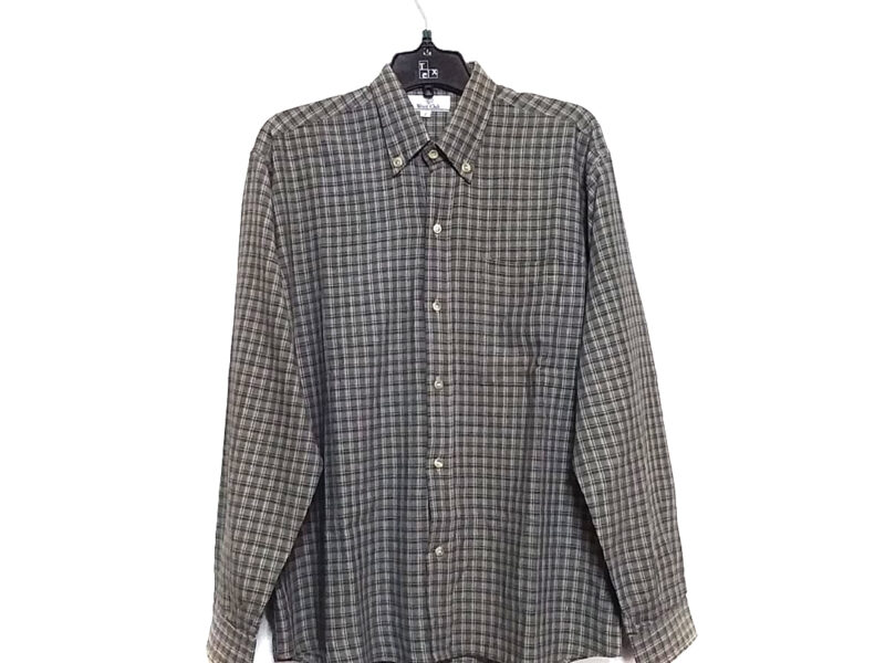 Camisa mangas largas cuadrillé