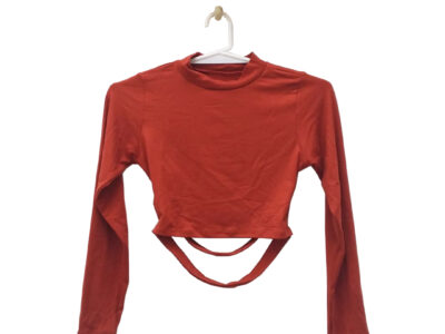 Crop top mangas largas