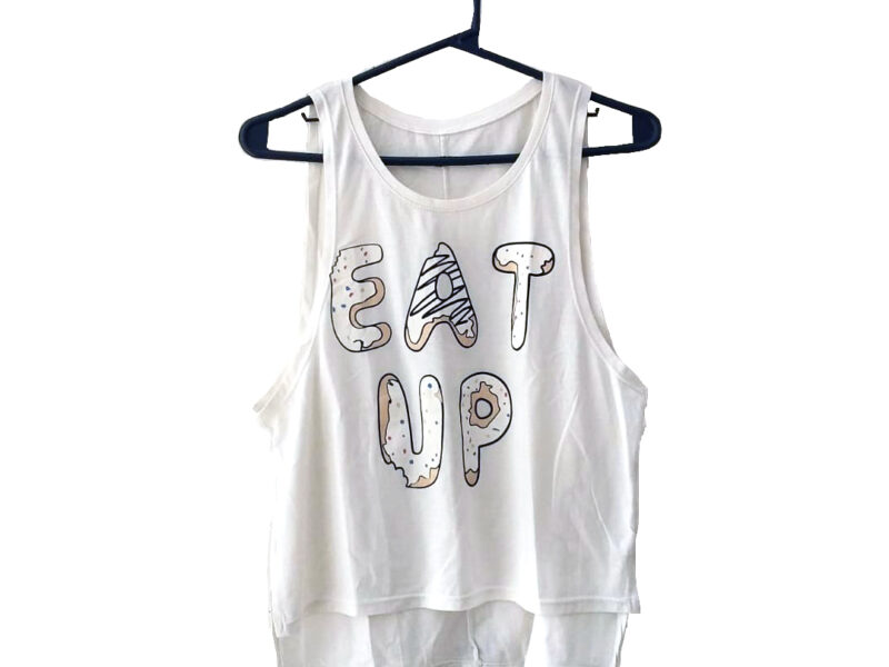 Musculosa "eat up"