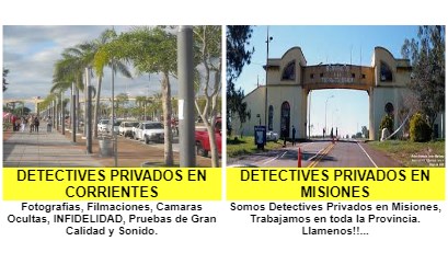 Chaco Investigadores Privados - Estafas - Infidelidad - Búsquedas - Asuntos Judiciales