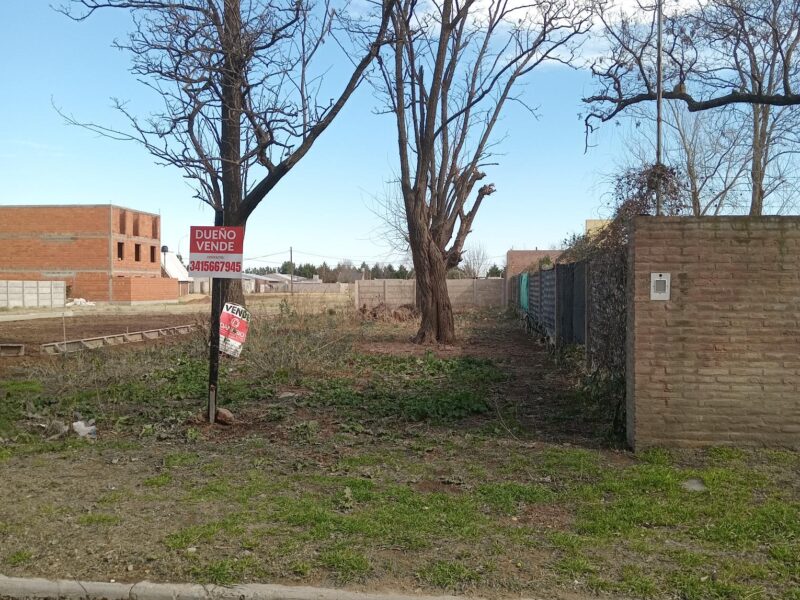 Dueño vende lote en Arequito