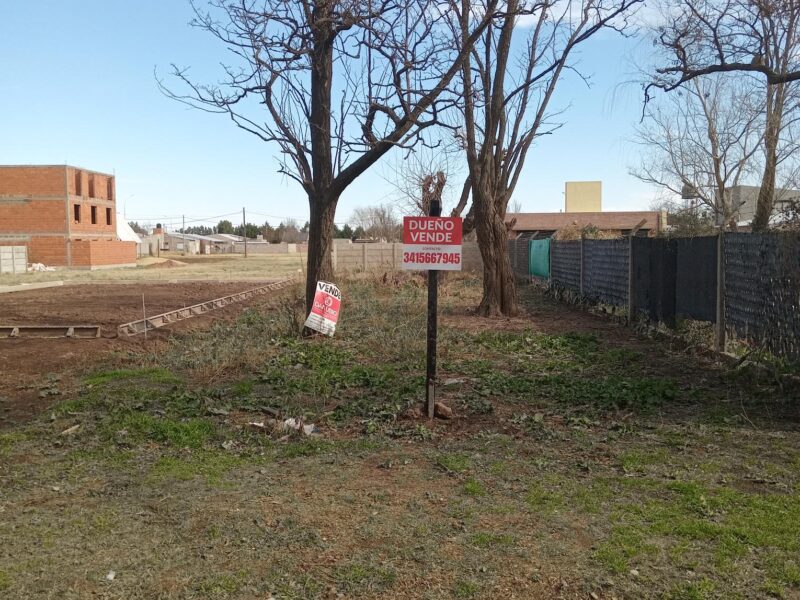 Dueño vende lote en Arequito