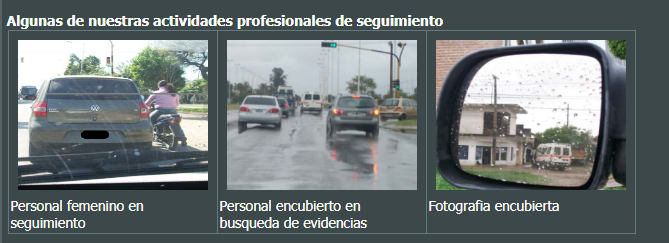 Agencia de Investigaciones Privadas - Detectives - Infidelidad - Seguimientos - Búsquedas