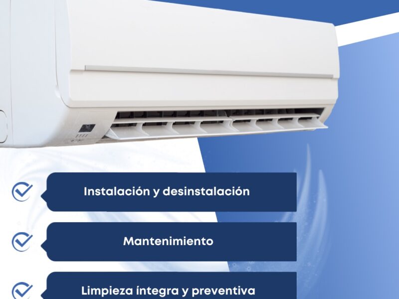 Instalación y mantenimiento de aires acondicionados split