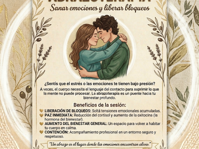 Abrazoterapia mas masajes